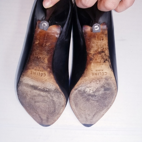 Celine | Black Cutout‎ Pumps, size 38.5 - Picture 3 of 10